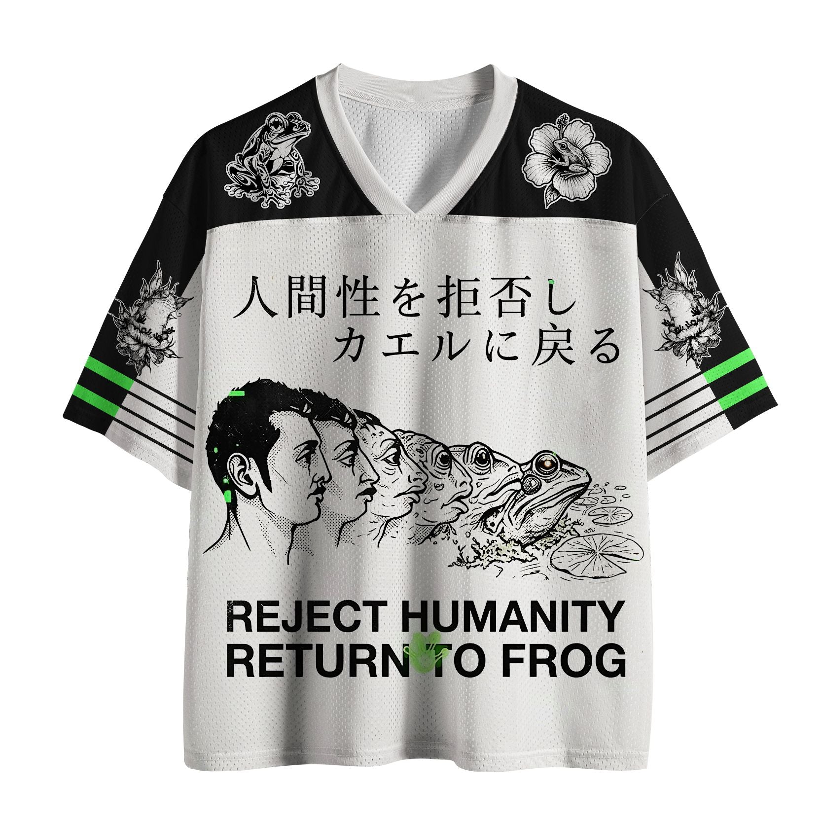 Funny Frog Mesh Jersey for Daily Wear