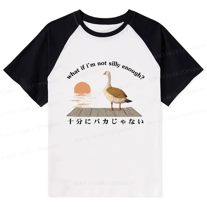 Kyoto Lion raglan t-shirt for daily wear