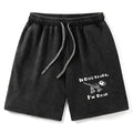 Funny meme washed shorts for daily wear