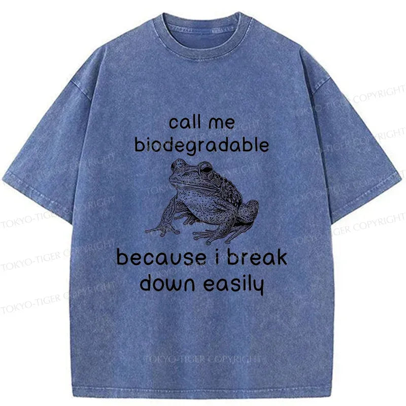 Kyoto-Lion Biodegradable Frog Washed T-Shirt