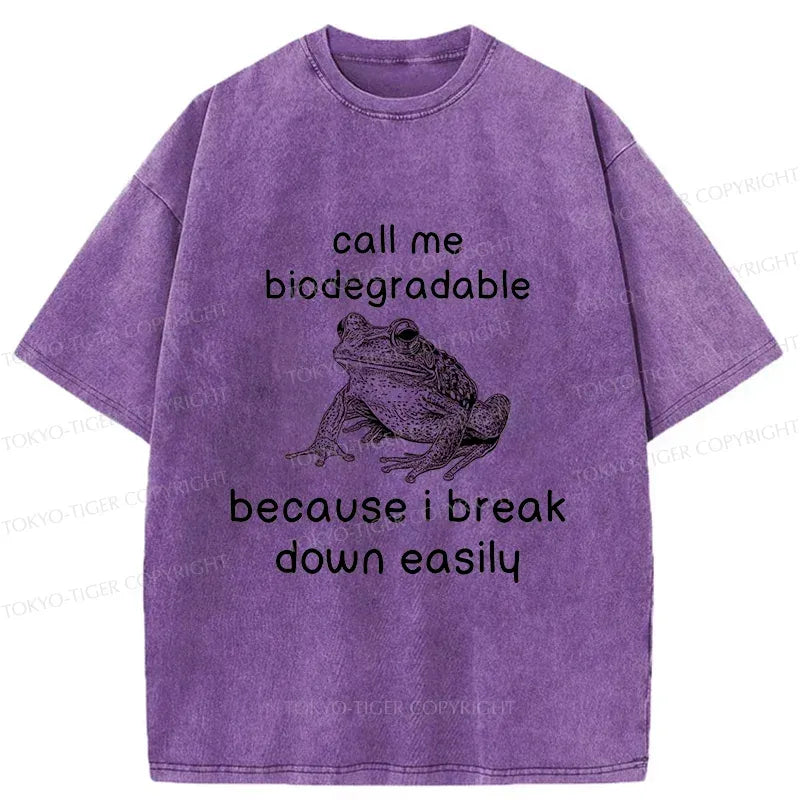Japanese frog washed t-shirt
