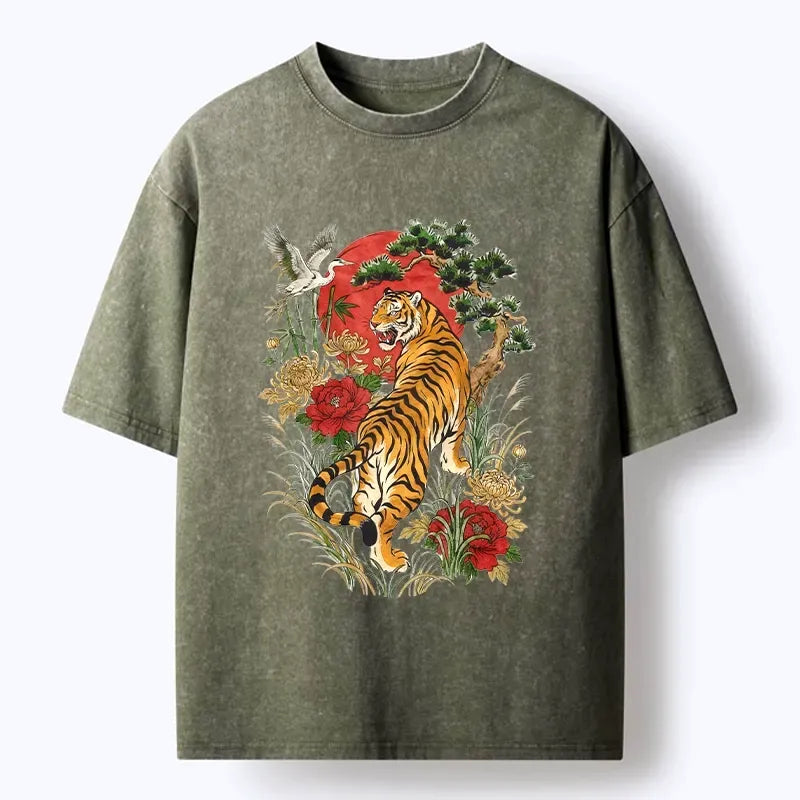 Vintage Red Sun Washed Tee on Sale