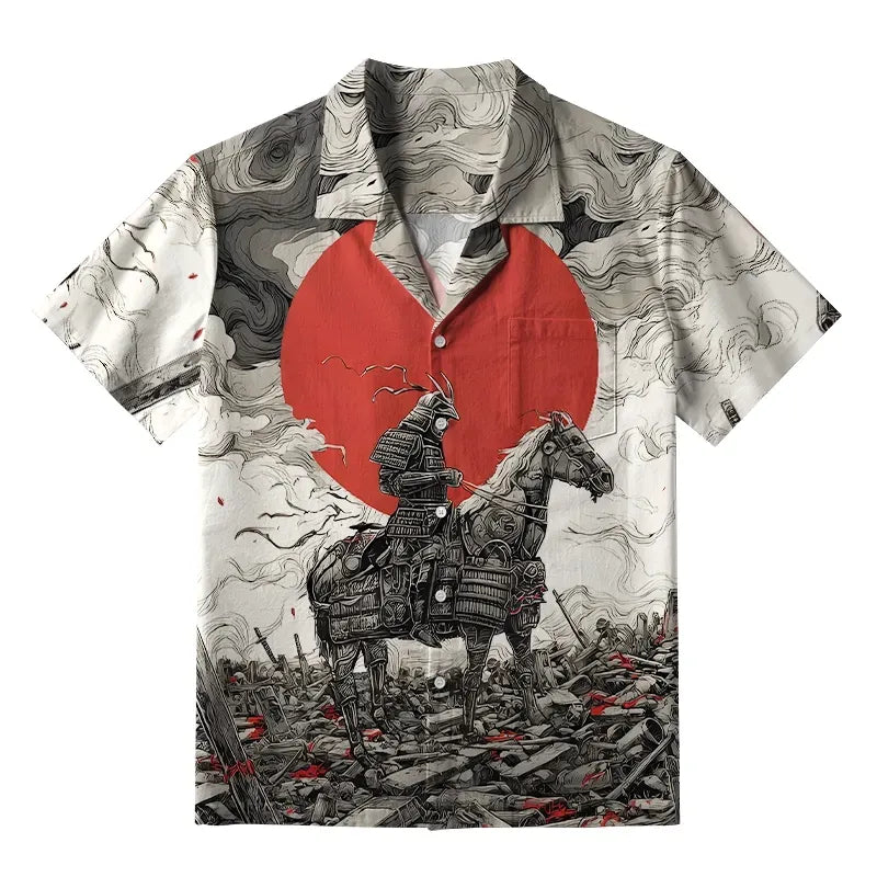 Kyoto-Lion The Last Samurai Aloha Hawaiian Shirt