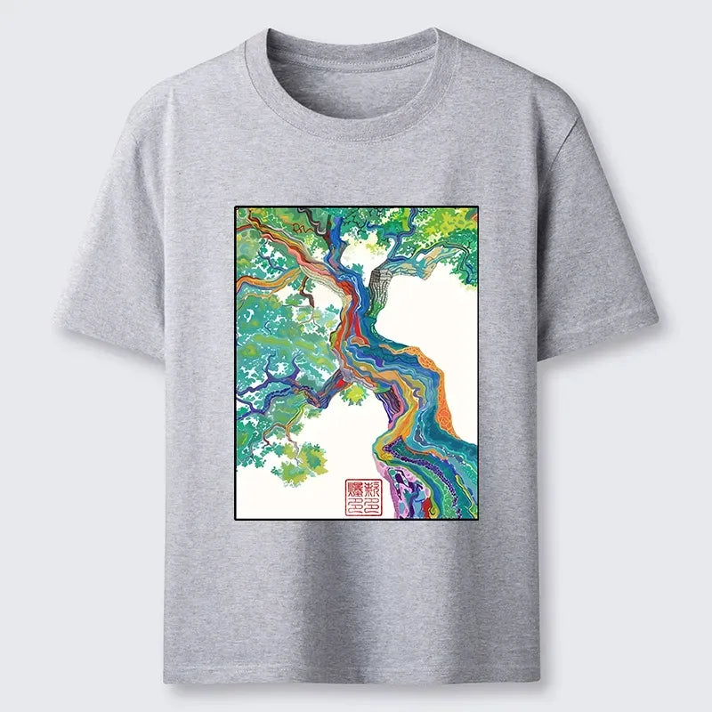Kyoto-Lion Colorful Magic Tree Classic T-Shirt