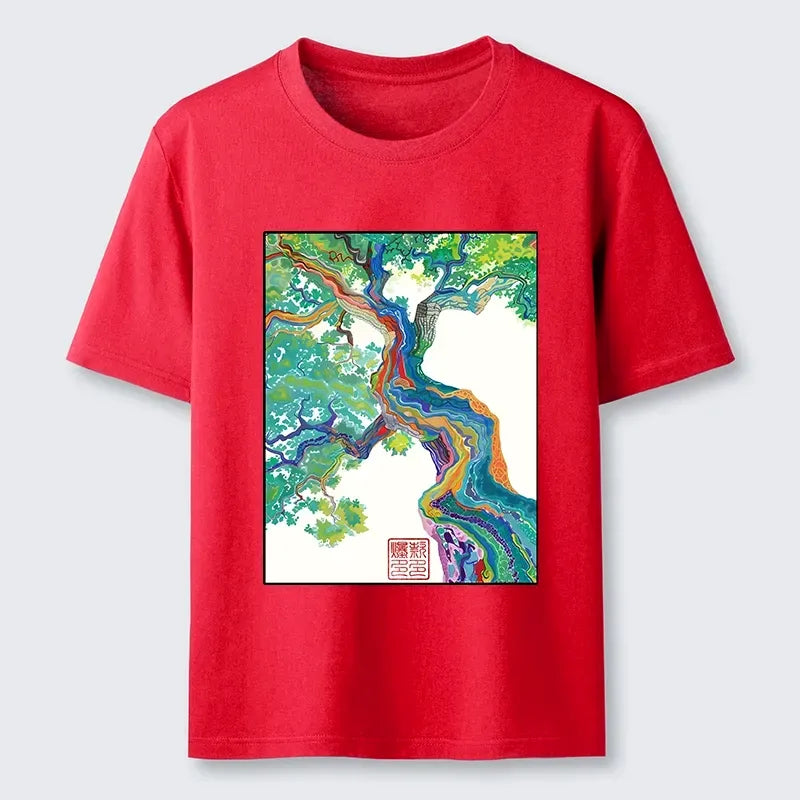 Kyoto-Lion Colorful Magic Tree Classic T-Shirt