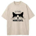 Less People More Cats T-Shirt Gift Idea