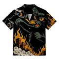 Kyoto Lion Hawaiian Shirt for Streetwear