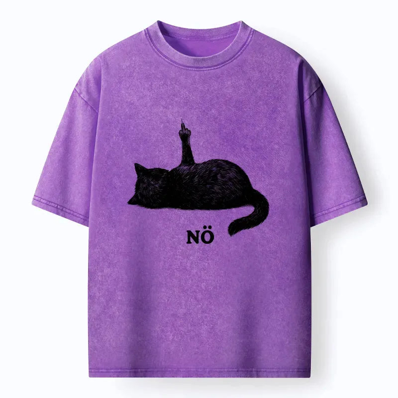 Vintage Unisex Cat T-Shirt for Street Style