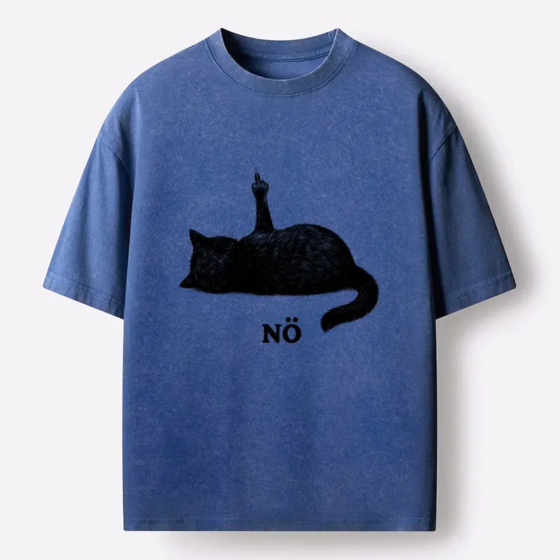 Vintage Unisex Cat T-Shirt for Street Style