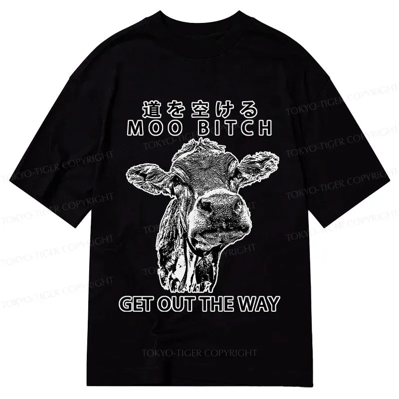 Vintage Funny Cow T-Shirt for Anime Convention