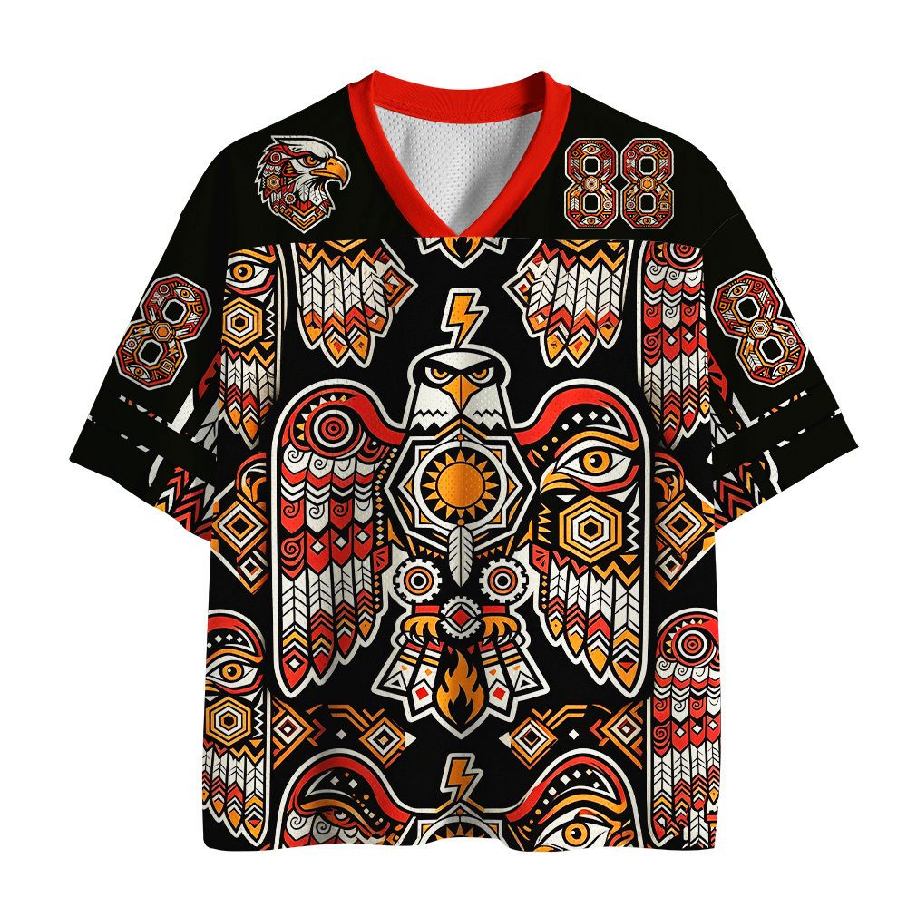 Vintage Kyoto Lion Mesh Jersey for Streetwear