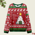 Kyoto-Lion Rice Ball Japanese Red Christmas Ugly Sweatshirt