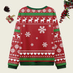 Japanese Red Christmas Ugly Sweatshirt Gift Idea