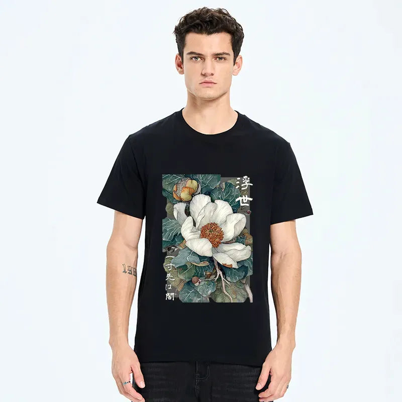 Classic Japanese T-Shirt for Vacation