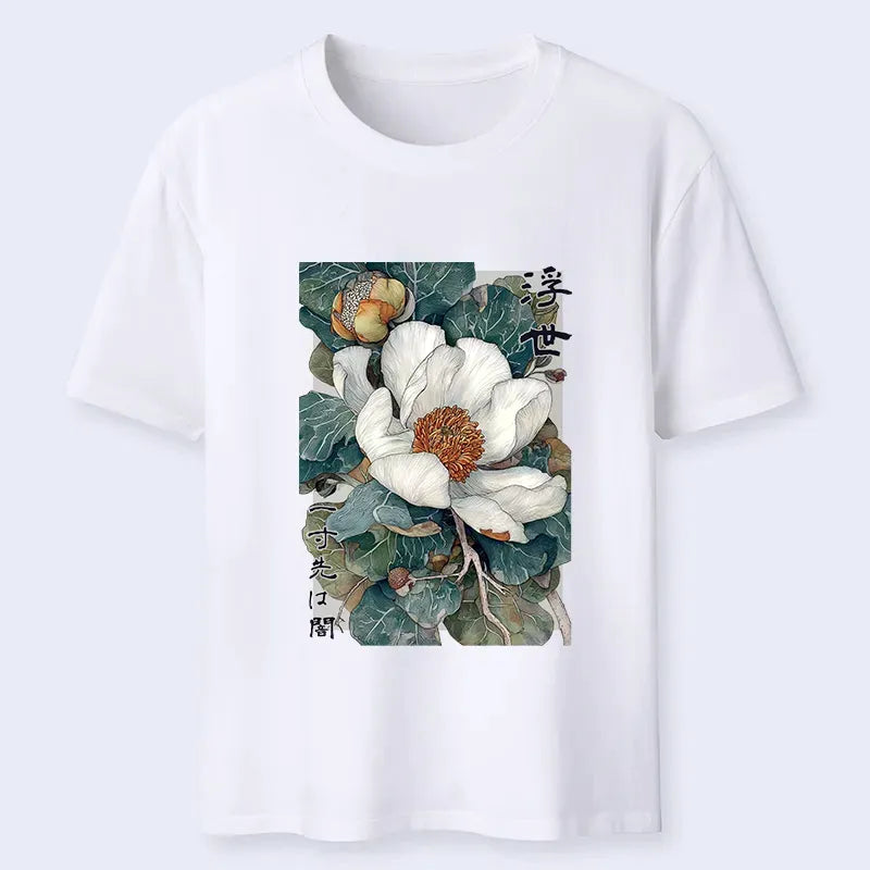 Classic Japanese T-Shirt for Vacation