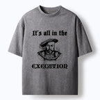 Japanese Vintage Washed T-Shirt for Daily Wear