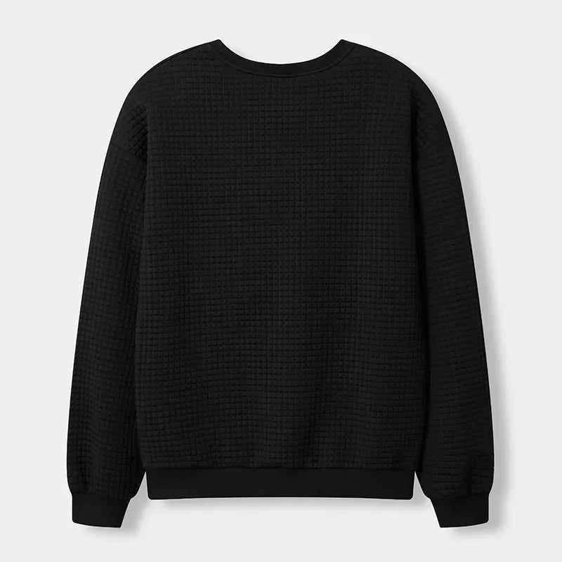 Kyoto-Lion Axe Joke Waffle Sweatshirt