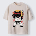 Japanese Vintage Washed T-Shirt for Daily Wear