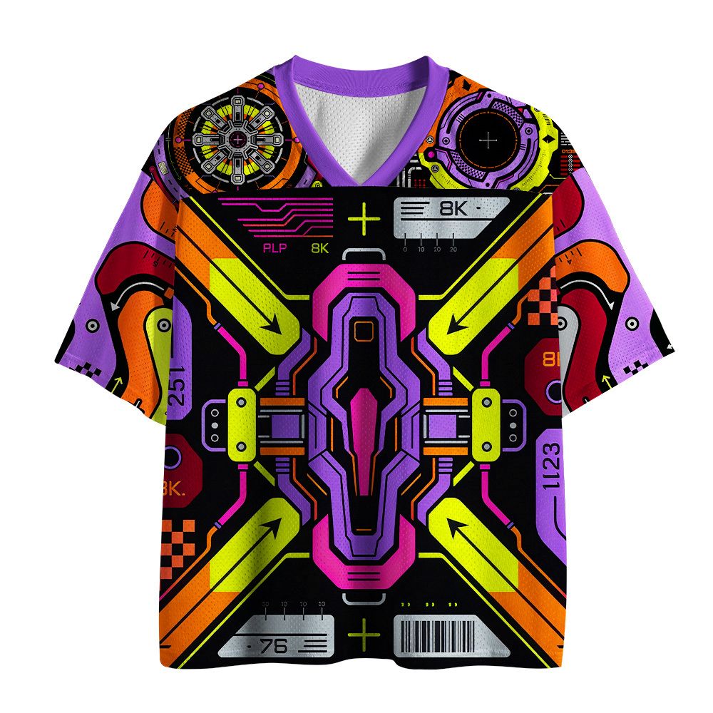 breathable mesh jersey for sports and fitness