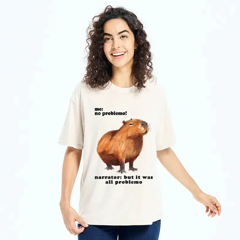 Kyoto-Lion Unisex Cotton Tee for Casual Outfits