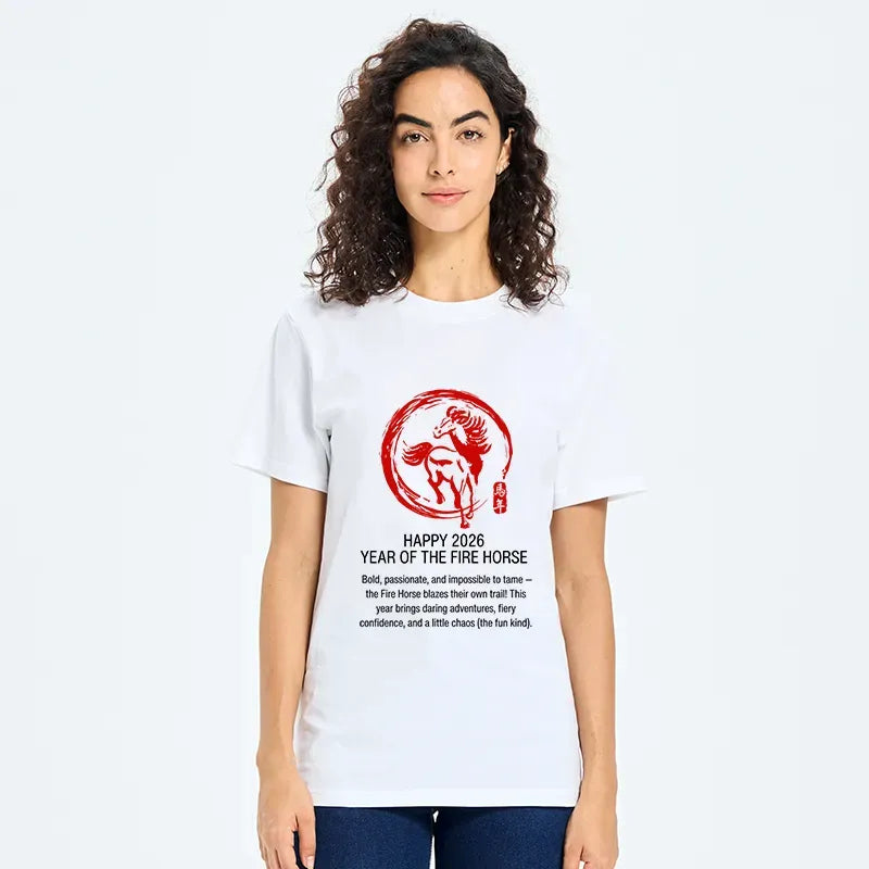 Kyoto Lion New Year Fire Horse t-shirt free shipping
