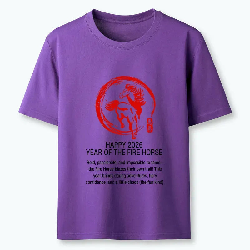 Japanese Fire Horse graphic tee on sale