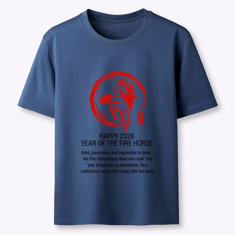 Kyoto-Lion New Year Fire Horse Classic T-Shirt