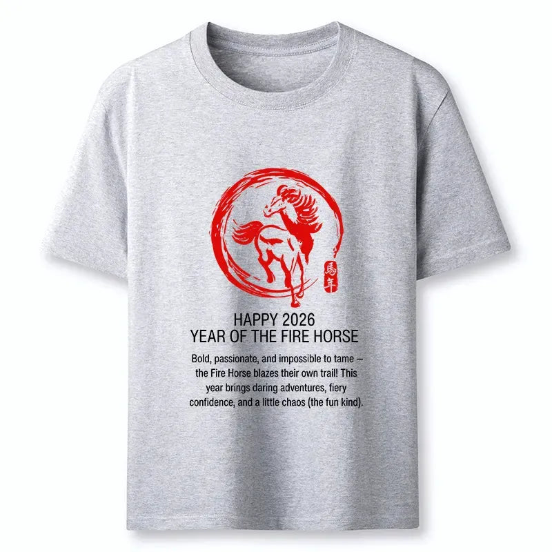 Kyoto-Lion New Year Fire Horse Classic T-Shirt