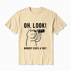 Kyoto-Lion Frog of Indifference Cotton Blend T-Shirt