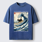 Kyoto-Lion Cat T-Shirt for Vacation