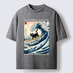 Kyoto-Lion Cat T-Shirt for Vacation