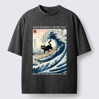 Kyoto-Lion Cat T-Shirt for Vacation