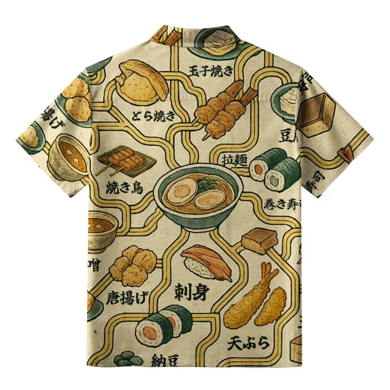 Unisex Cotton Hawaiian Shirt for Streetwear