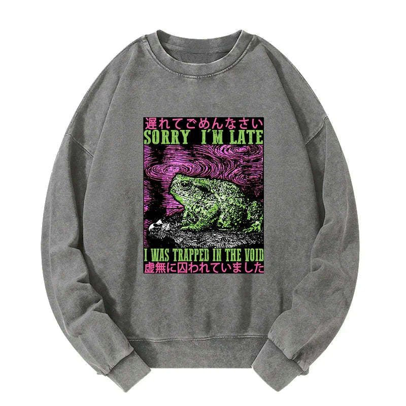 unisex frog void sweatshirt on sale
