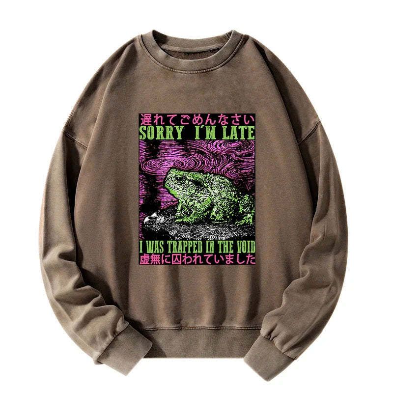 unisex frog void sweatshirt on sale