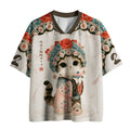 Vintage Cat Mesh Jersey Free Shipping