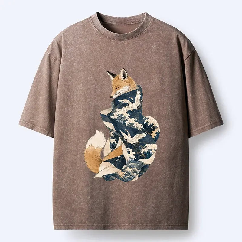Japanese Vintage Ukiyo-e T-Shirt for Summer