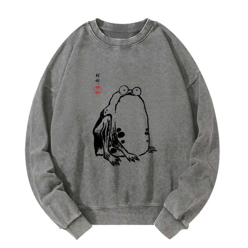 matsumoto hoji washed sweatshirt free shipping