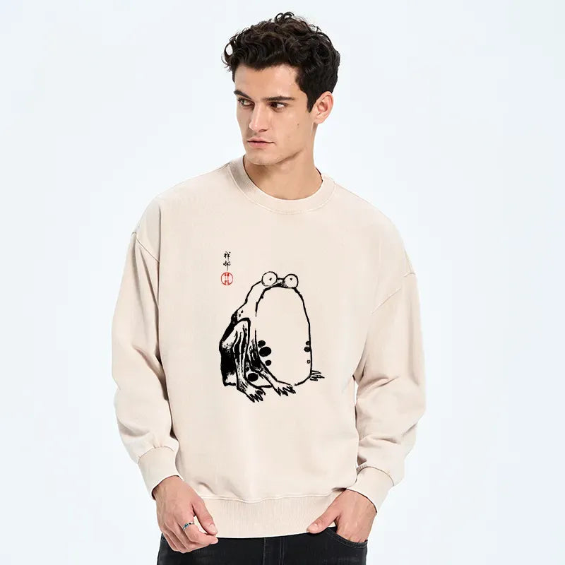 matsumoto hoji washed sweatshirt free shipping