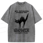 Japanese Cat T-Shirt for Summer