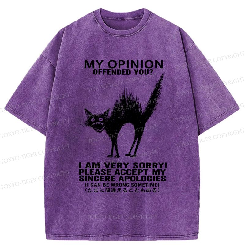No Offense Cat Tee for Gift