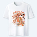 Japanese Sakura Cat T-Shirt