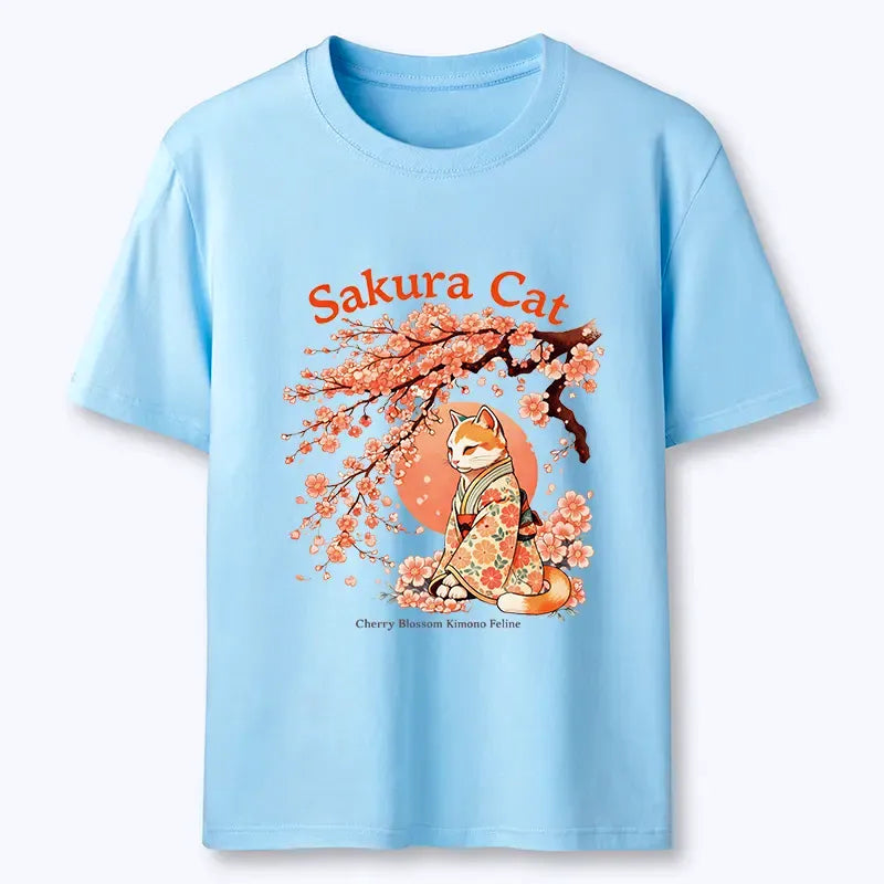 Sakura Cat Classic T-Shirt