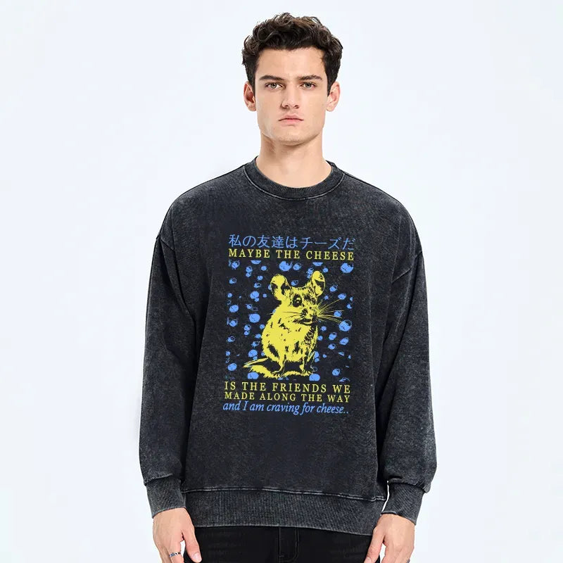 Kyoto Lion Funny Sweatshirt for Streetwear