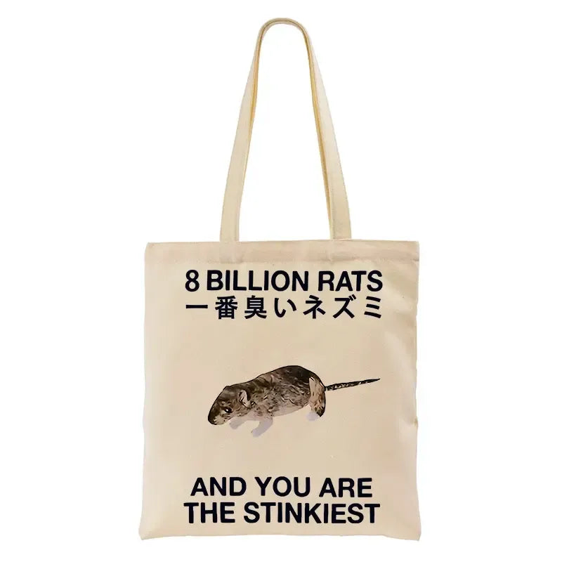 Kyoto-Lion World's Stinkiest Rat Tote Bag