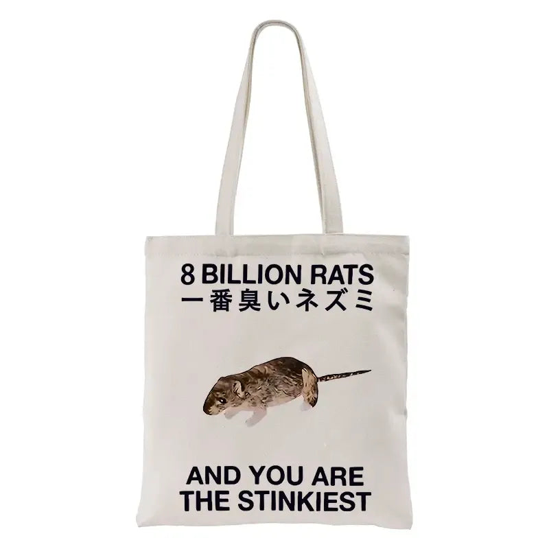 Kyoto-Lion World's Stinkiest Rat Tote Bag