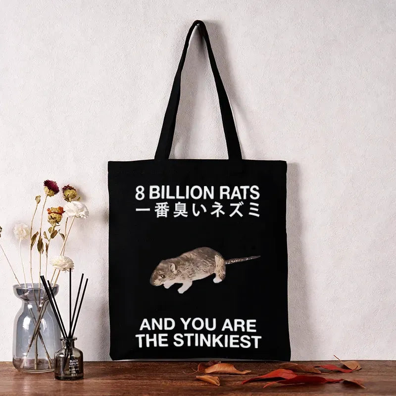 Kyoto-Lion World's Stinkiest Rat Tote Bag