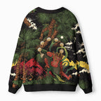 Kyoto-Lion Japanese Yokai Ugly Cardigan Sweater