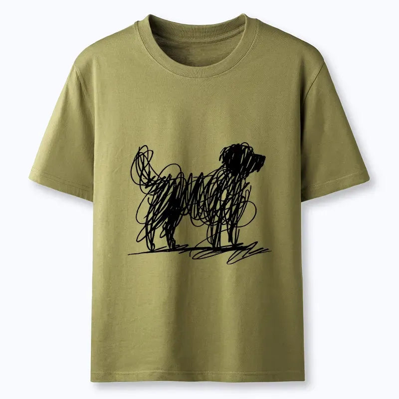 Funny Dog Art T-Shirt for Gift Idea