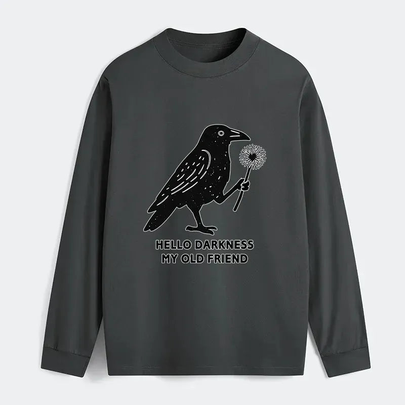 Kyoto-Lion My Old Friend The Crow Classic Long Sleeve T-Shirt